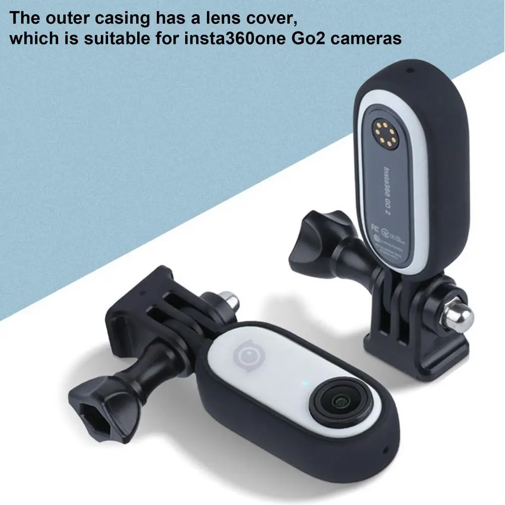 Insta360Go /2 крепления для защитной рамы ABS PC 1/4 адаптер кронштейн стабилизатор для Insta360 Go 2 аксессуары для камеры