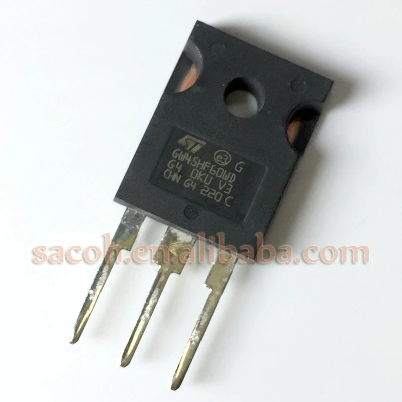 

10Pcs STGW45HF60WD GW45HF60WD or STGWA45HF60WD GW45HF60WD TO-247 45A 600V Ultra fast IGBT