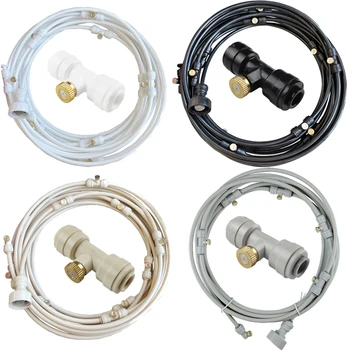 온실 정원 꽃을위한 파티오 미스트 냉각수 안개 분무기 시스템 식물 Waterring 관개 분무기 스프링클러