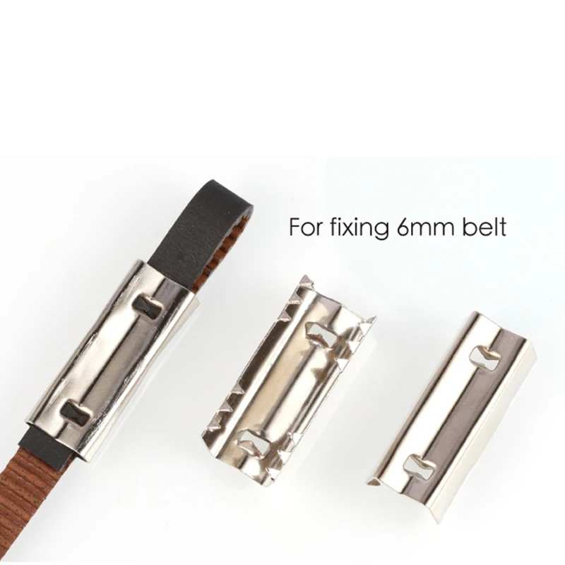 10pcs 3D Printer GT2 Open Belt Clip Open-end Timing Belts Belt Clamp Crimp Style