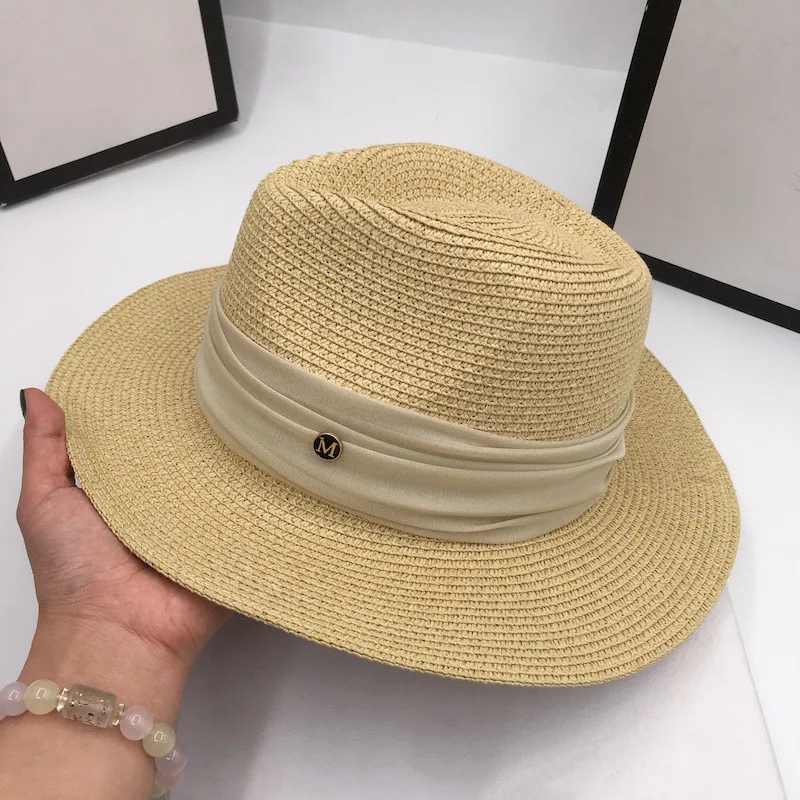 sun hats Korean straw heart sun hat elegant fashion all-purpose small fresh grass hat holiday folding sun hat