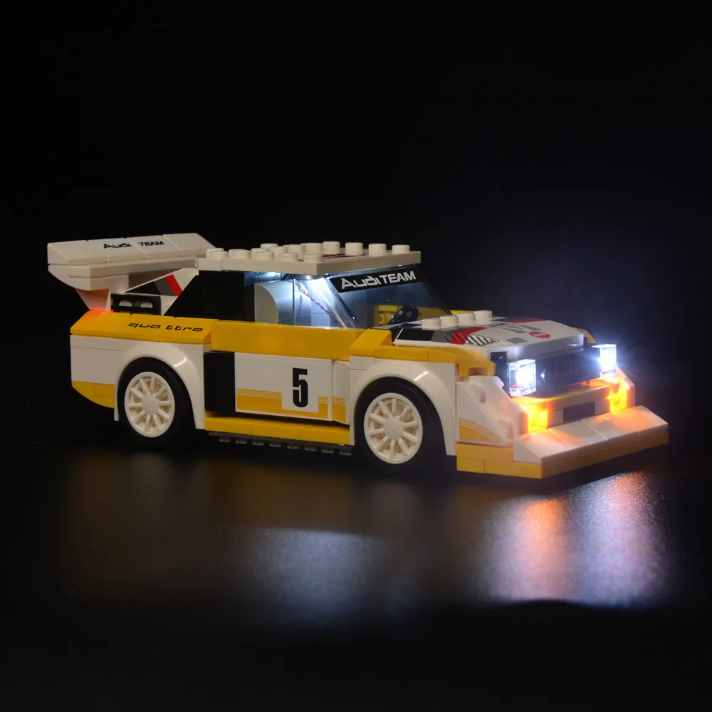 LED Light Set For 76897 Speed Champions 1985 Audi Sport quattro S1 For Car Toys Lighting Kit Not Included Building