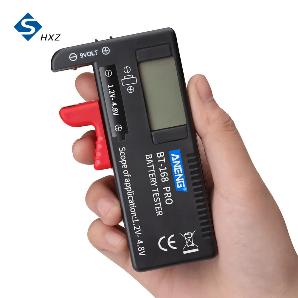 BT-168 BT-168PRO Digital Battery Capacity Tester for 18650 14500 Lithum 9V 3.7V 1.5V Cell C D Batteries Tester