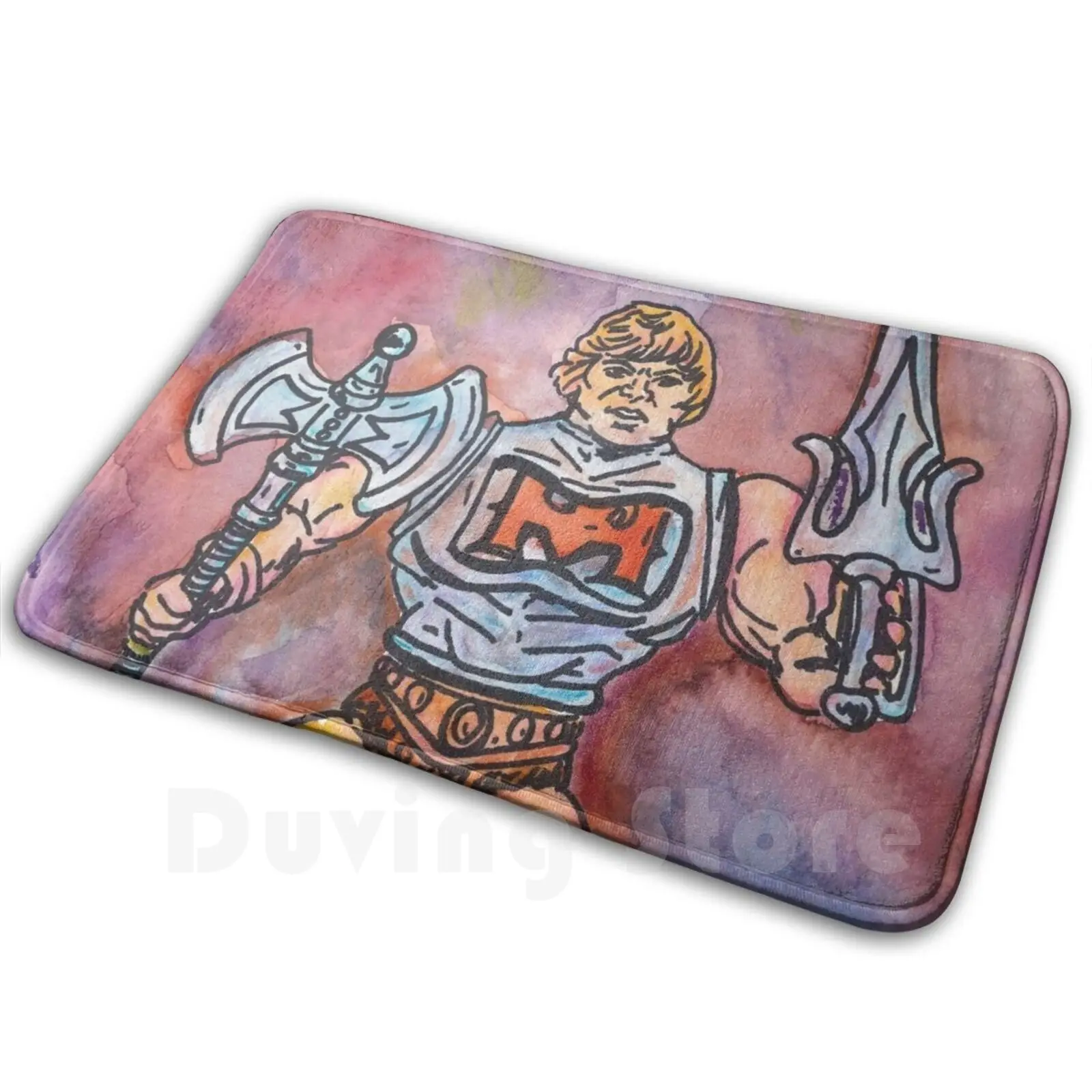 Battle Armor He-Man : Masters Of The Universe Mat Rug Carpet Anti-Slip Floor Mats Bedroom He Man Skeletor Masters Of The