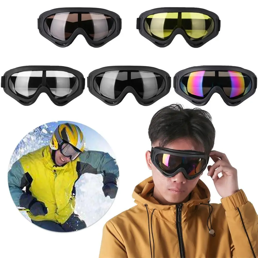 Protective Snowboard Outdoor Sports Moto Cycling Lens Frame Ski Goggles Winter Windproof Eyewear Glasses