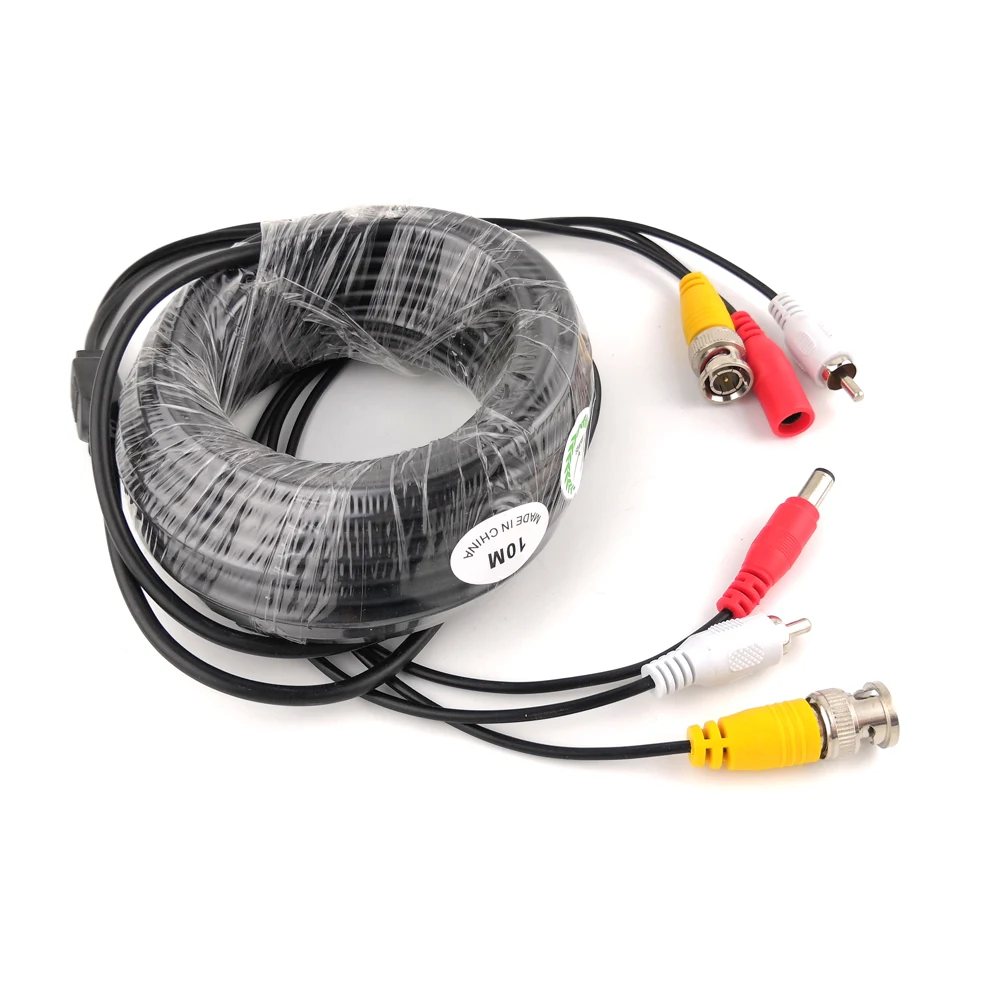 BNC CCTV Cable Coaxial 5M 10M Security Camera Video Audio Power BNC Cable for AHD CVI TVI CCTV DVR Surveillance System