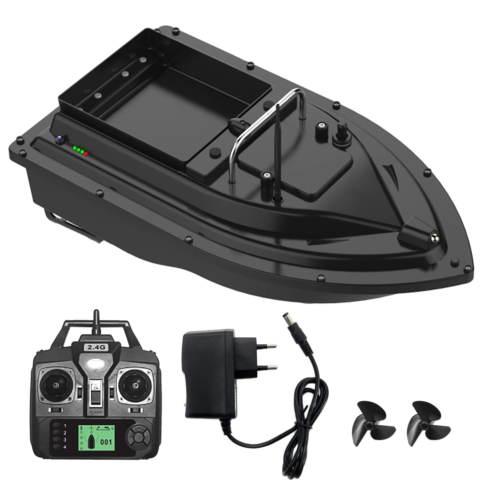 

D16B GPS Fishing Bait Boat with Large Bait Container Automatic Bait Boat with 400-500M Remote Range 5200mAh / 9600mAh