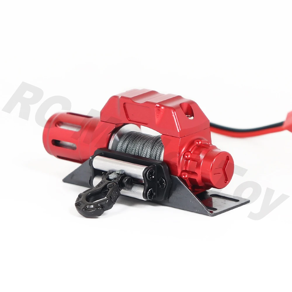 Automatic Metal Winch Remote Controller for 1/10 RC Crawler Car TRX4 Axial SCX10 90046 Redcat GEN8 CC01 TF2 D90 YK4102