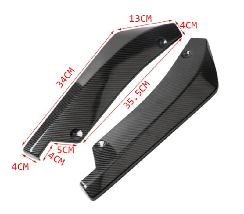 2Pc Universal Car Rear Bumper Lip Spoiler Accessories for Lexus IS250 IS300 ES240 ES250 ES300 ES300H ES330 ES350 GS300 GS350