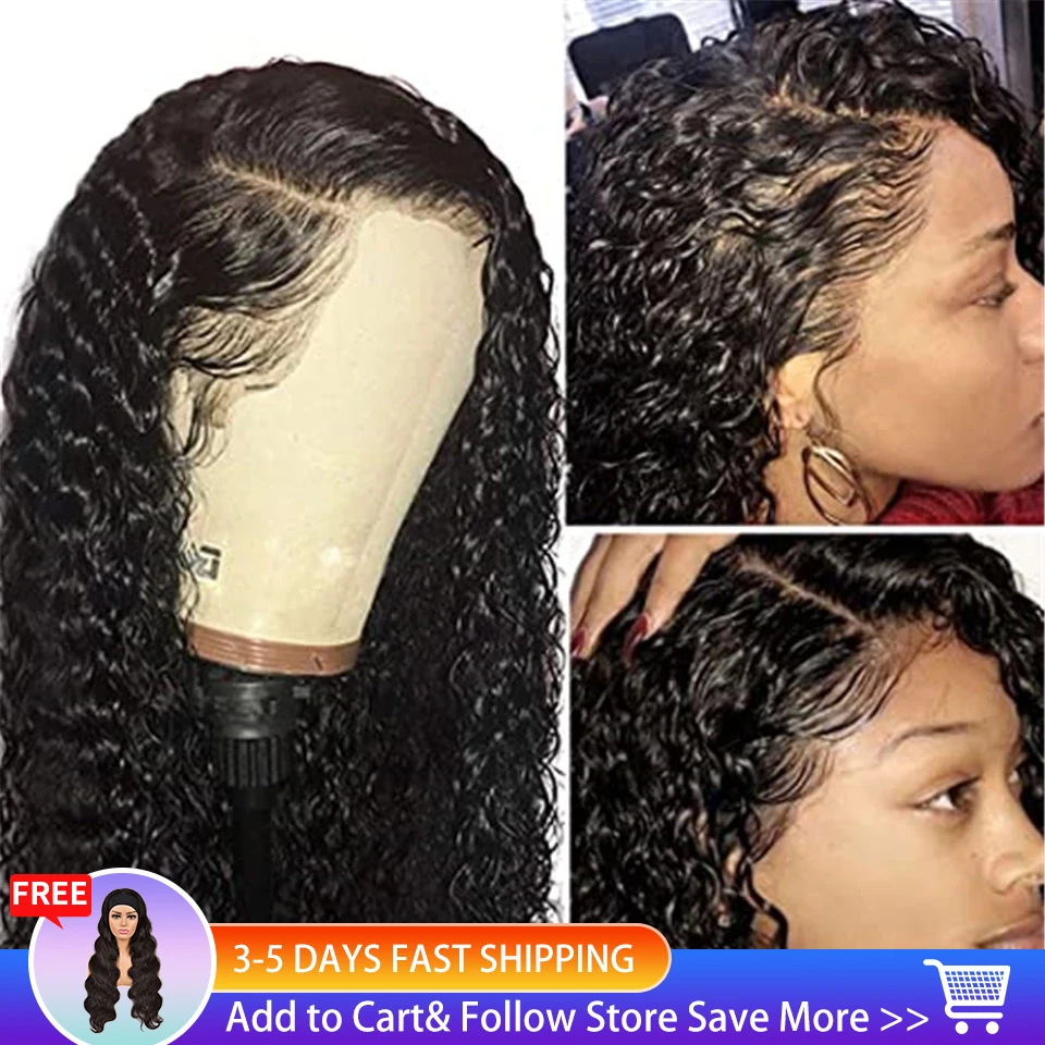 360 Full Lace Wig Human Hair Pre Plucked 360 Lace Wigs Jerry Curly Human Hair Wig 13x6 Lace Front Wig Human Hair Wigs For Women