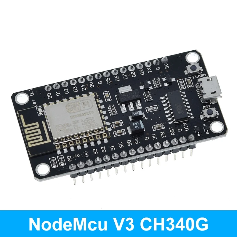 Drahtloses Modul CH340/CP2102/CH9102X NodeMcu V3 V2 Lua WIFI Internet of Things Entwicklungsboard basierend auf ESP8266 ESP-12E – Detail 38