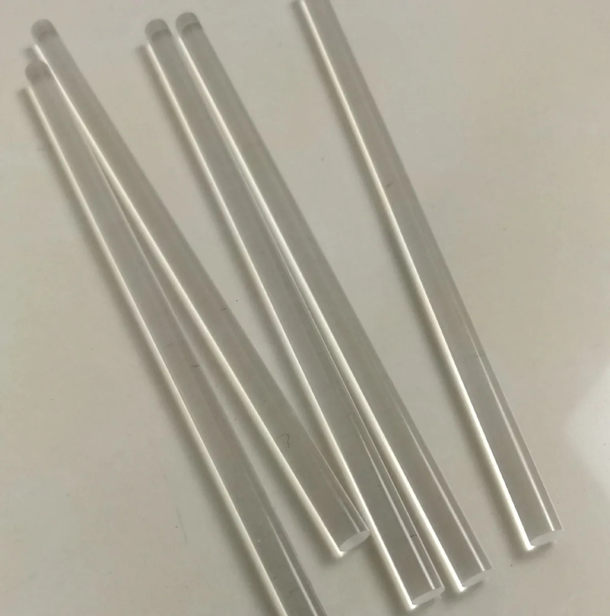 2mm to 100mm High Purity Silica Quartz Rod solid glass bar For Smelting,Casting ,Scientific research customize service