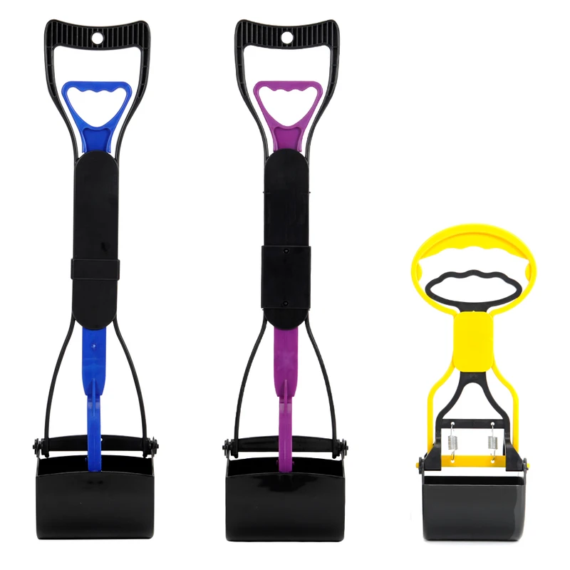 HOOPET Dogs Long Handle Pet Pooper Scooper Dog Cat Waste Picker Poop Scoop Pick Up Clean Waste Cleaning Tools Pet Supplies