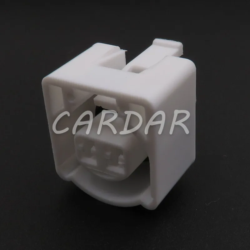 1 Set 2 Pin White Electrical Connector Waterproof Automotive Wiring Harness Plug AC Assembly