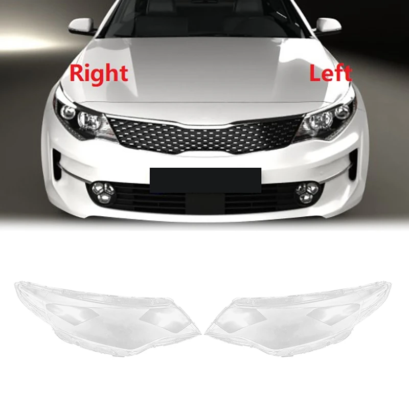 

For Kia K5 Optima 2016 2017 2018 Headlight Shell Lamp Shade Transparent Lens Cover Headlight Cover