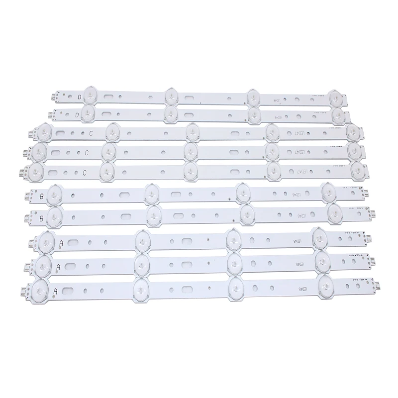 10pcs new LED backlight 4leds/5leds ABCD type for Samsung SVS400A73 40D1333B 40L1333B 40PFL3208T LTA400HM23 SVS400A79 40inch TV