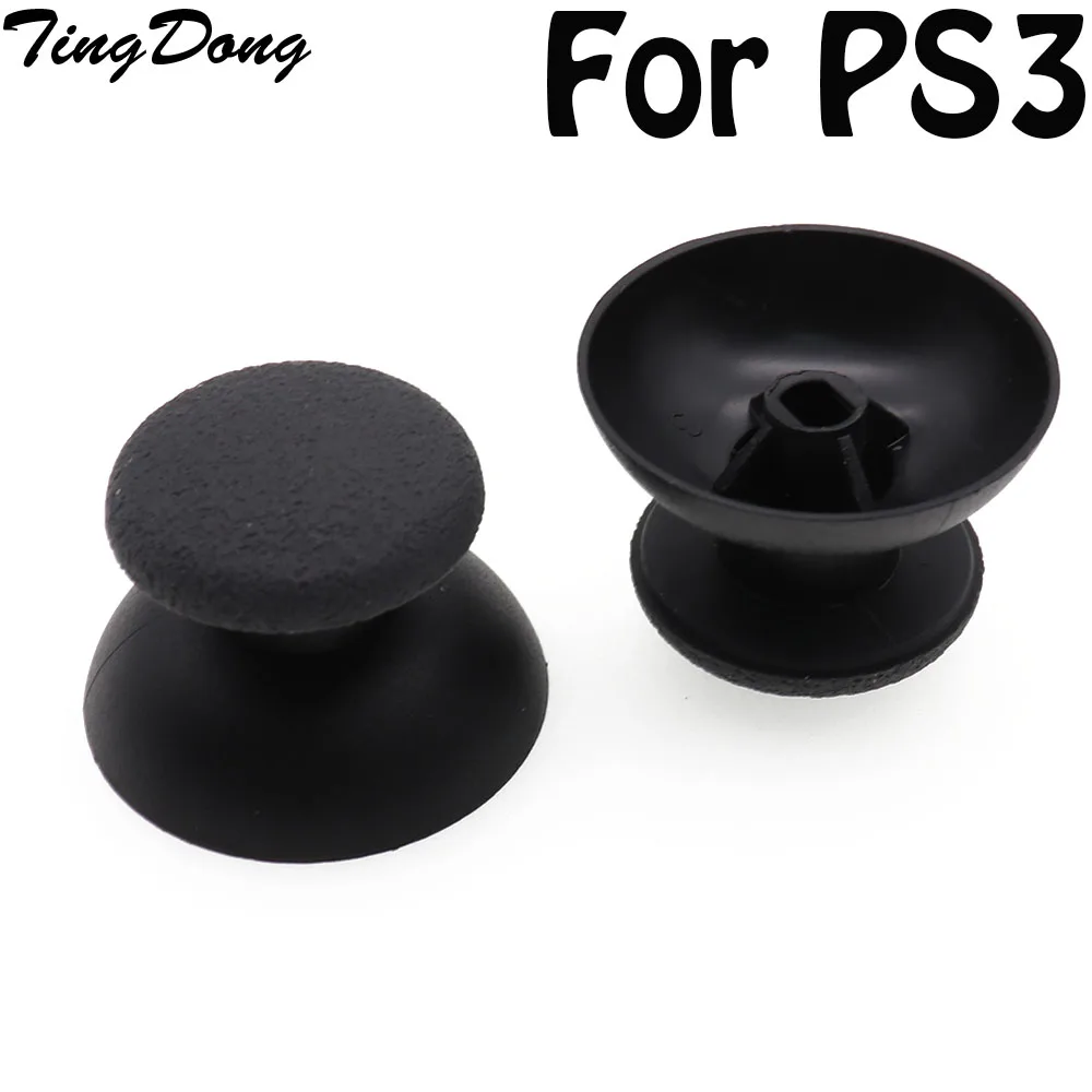 

2pieces 3D Analog Joystick Replacement grips Caps Buttons for Sony Dualshock 3 PS3 Gamepad Controller Repair Parts