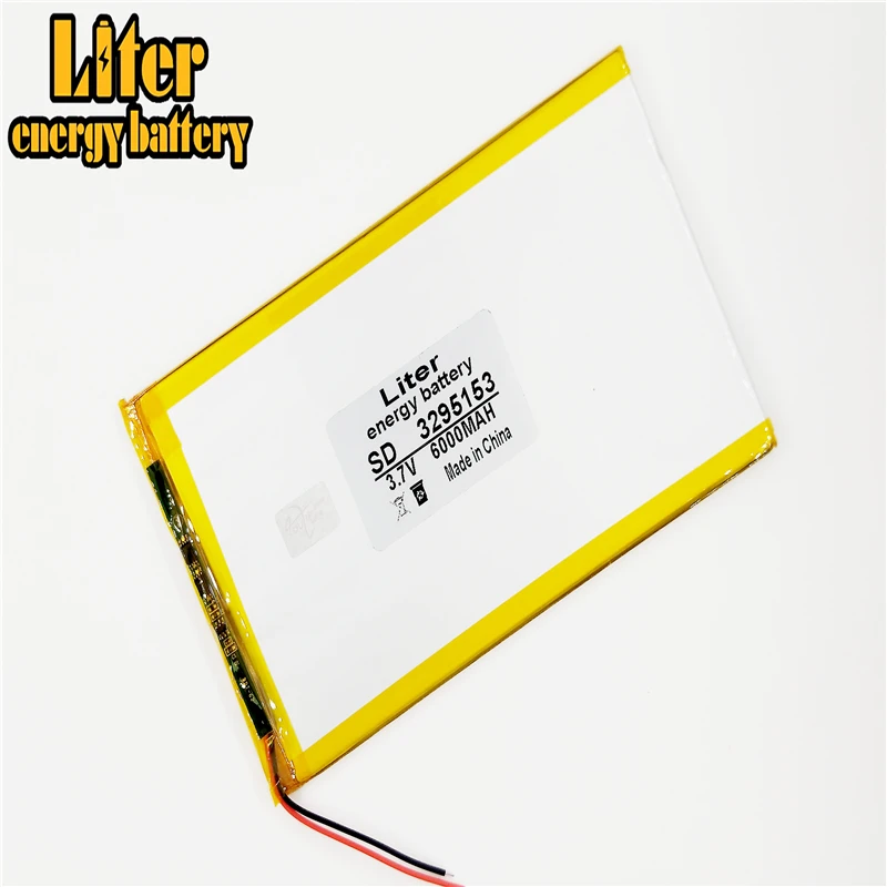 

Polymer lithium batteries 3.7V 6000mAh 3295153 For 8 inch 9 inch 10inch 12-inch Tablet PC