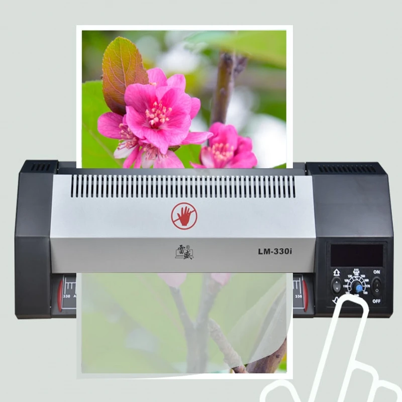 Digital Hot And Cold Roll Laminator Double Function 330mm For Photo Paper ID Card