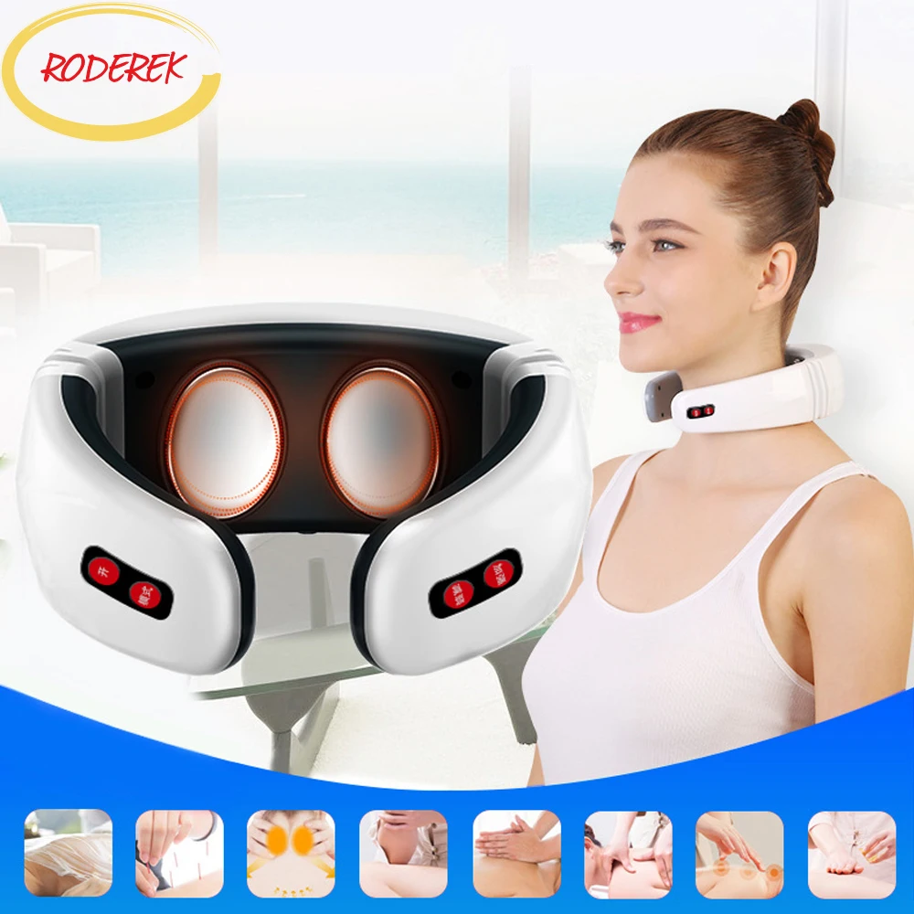 Cervical Spine Physiotherapy, Simulation of Traditional Chinese Medicine Massager, Smart Pulse Stickers for Deep Texture Problem