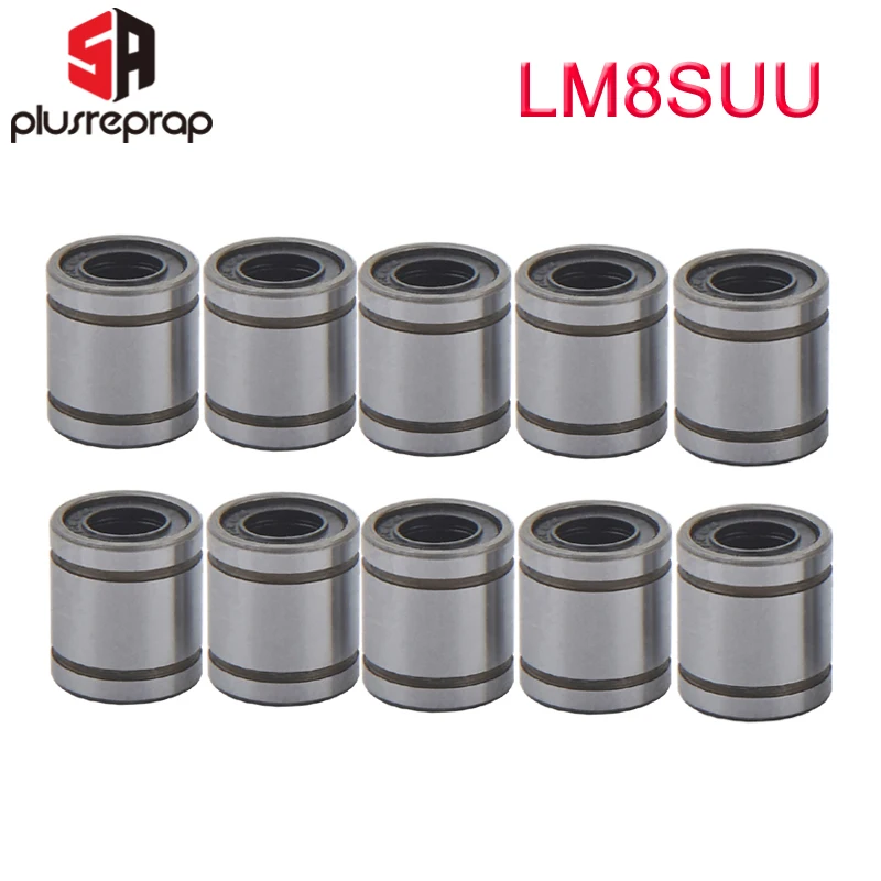 

10PCS LM8SUU 8mm 8x15x17mm Linear Ball Bearing for Reprap 3D Printer Kit Parts