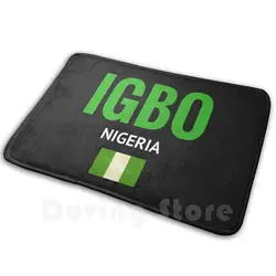 Igbo Nigeria-Ancestry Initiation Carpet Mat Rug Cushion Soft Non-Slip Nigeria Africa Ancestry Dna Test