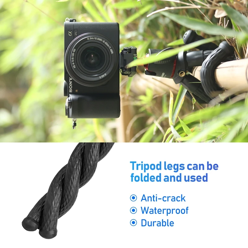 Ulanzi-trípode de pulpo Flexible para teléfono, palo Selfie 2 en 1 con soporte para teléfono, DSLR, cámara, Vlog, portátil, diseño de MT-11