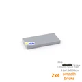 20 piezas gris claro