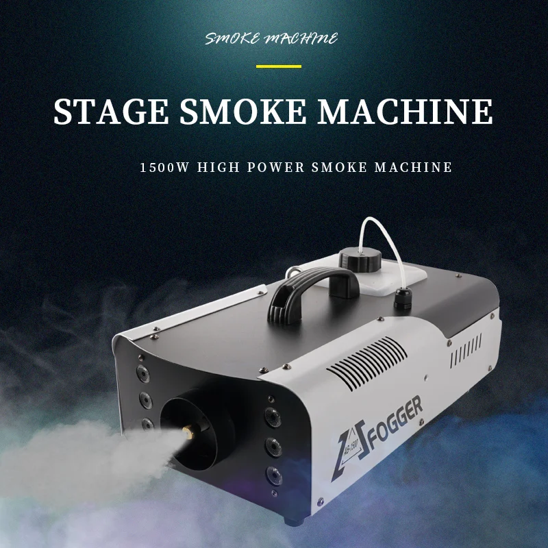 1500 واط المرحلة آلة لصنع الدخان Led آلة الضباب الدخان DJ حفلة آلة لصنع الدخان للمرحلة تأثير خاص
