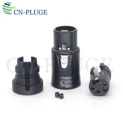 Low Profile NEURIK XLR 4-Pin And XLR 4-Pin Female Audio Plug
