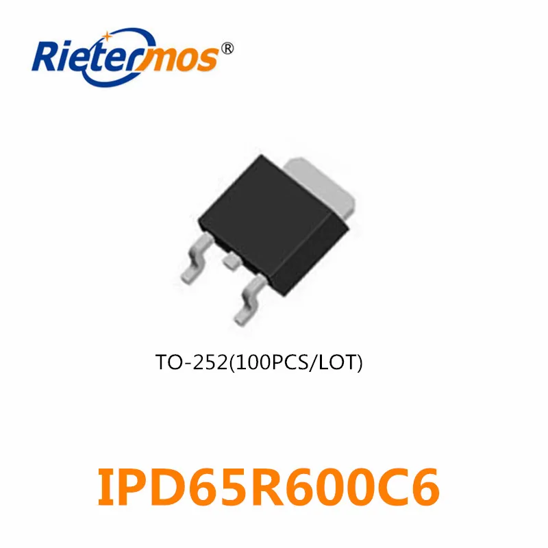 

100PCS IPD65R600C6 65R600C6 TO252 N-CHANNEL 650V HIGH QUALITY