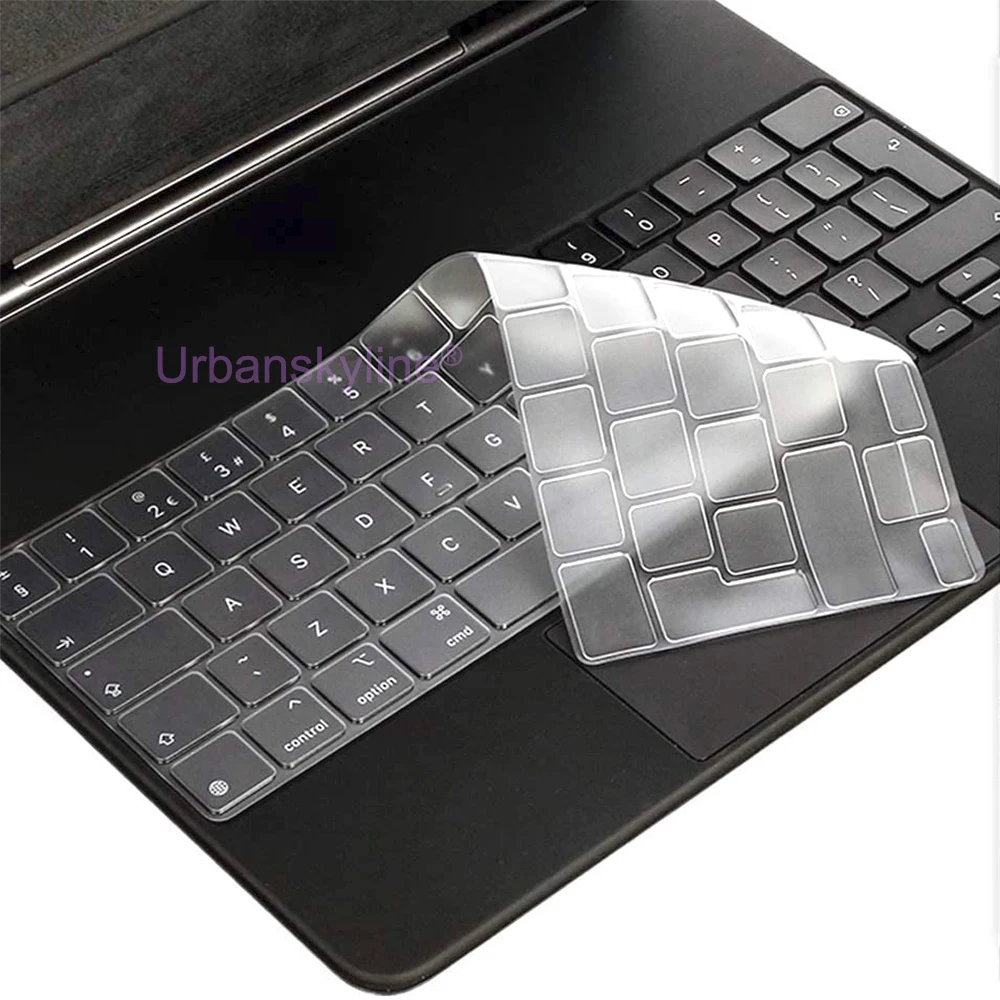 Keyboard Cover for iPad Pro 12.9 Pro 11 Magic Keyboard 10.5 Air 5 4 3 7 8 9 Smart Case Folio Silicone Protector Skin Film TPU EU