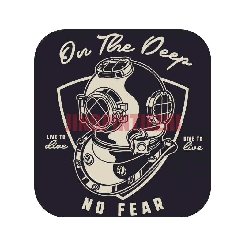 

Interesting Diver Helmet Deep Seas Diving Sticker Decal JDM Car Sticker DIY Car Styling Auto Accessories