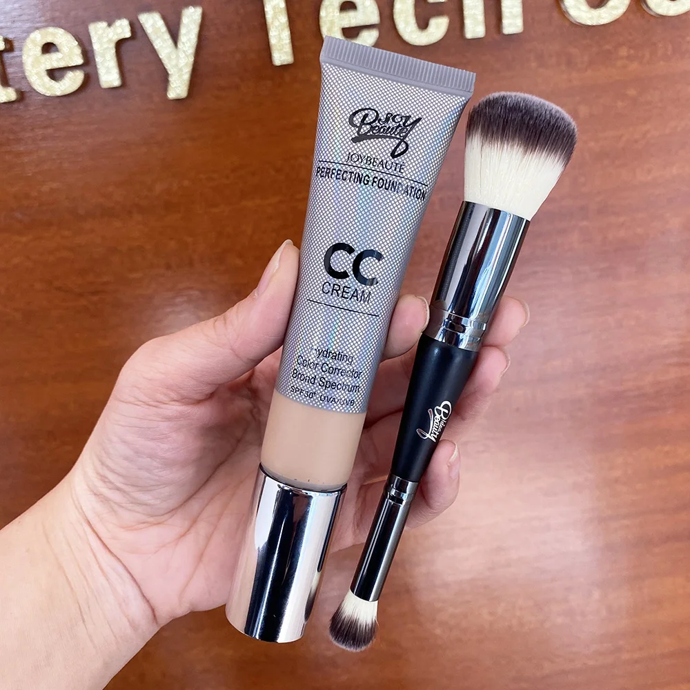 SPF30 BB cream CCcream matte Foundation color corrector with allover makeup brush