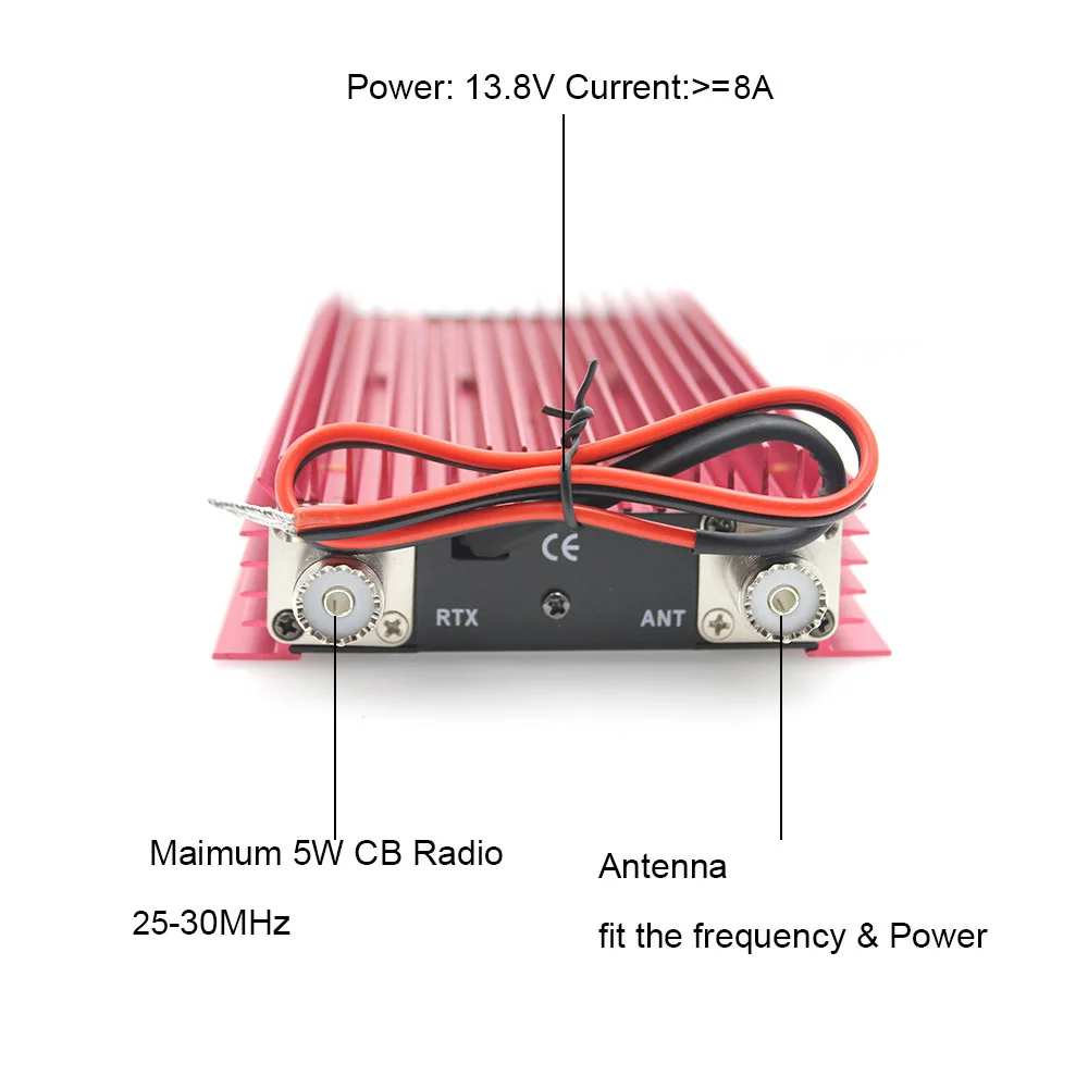 BaoJie BJ-200 50W CB Radio Power Verstärker HF Verstärker 3-30 MHz AM/FM/SSB/CW Walkie Talkie CB Verstärker