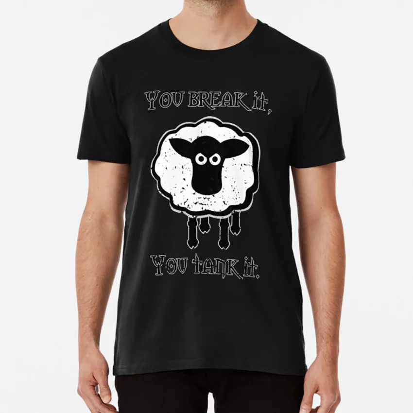 Camiseta You Tank it-sheep (envejecida), Wow Mage Sheep Noob Newb, Control de multitudes