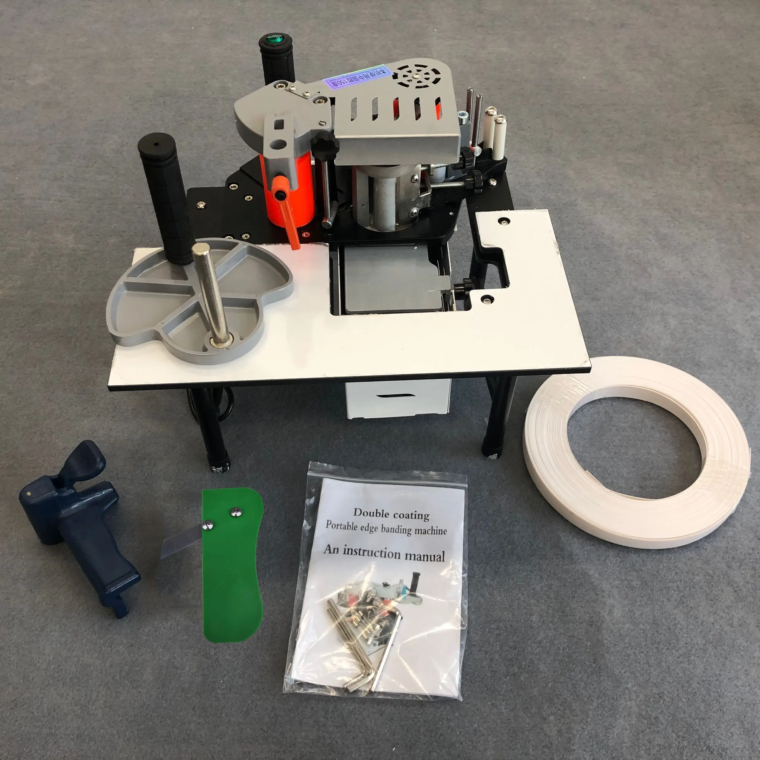 

Woodworking Edge Banding Machine with fixed length, trimming and end cutting functions with linear and curved rotation