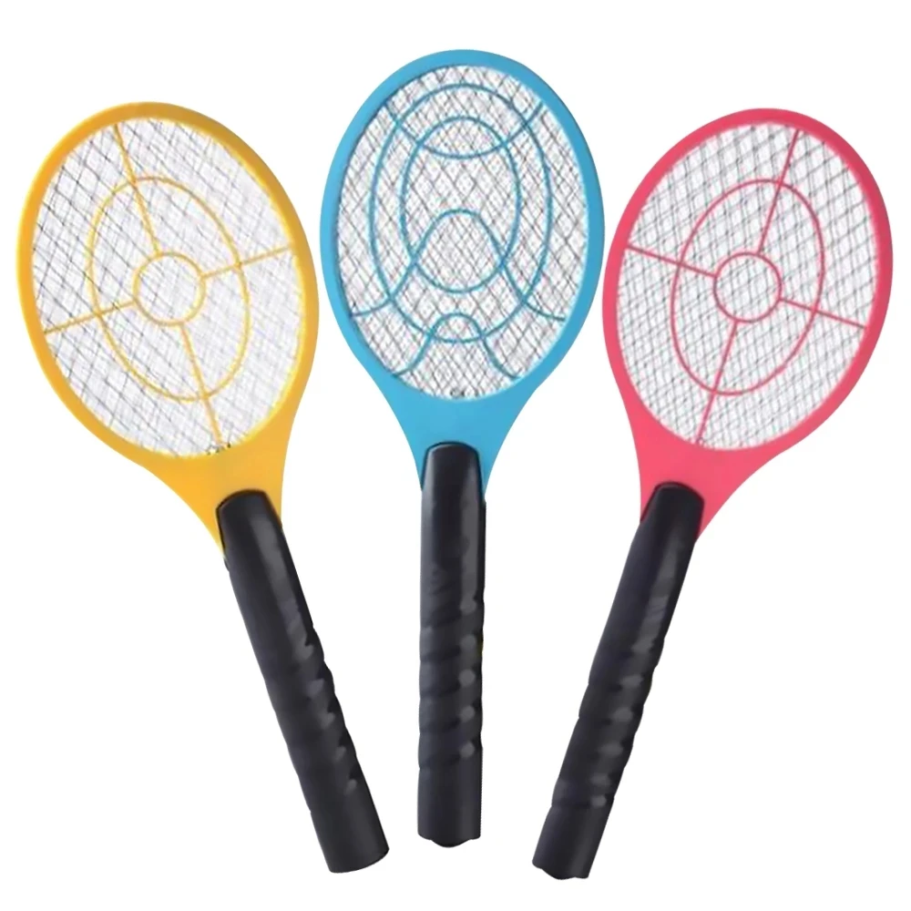 Anti Mosquito Swatter Handheld Electric Cordless Battery Fly Mosquito Swatter Bug Zapper Racket Insects Killer Trap Flies Insect