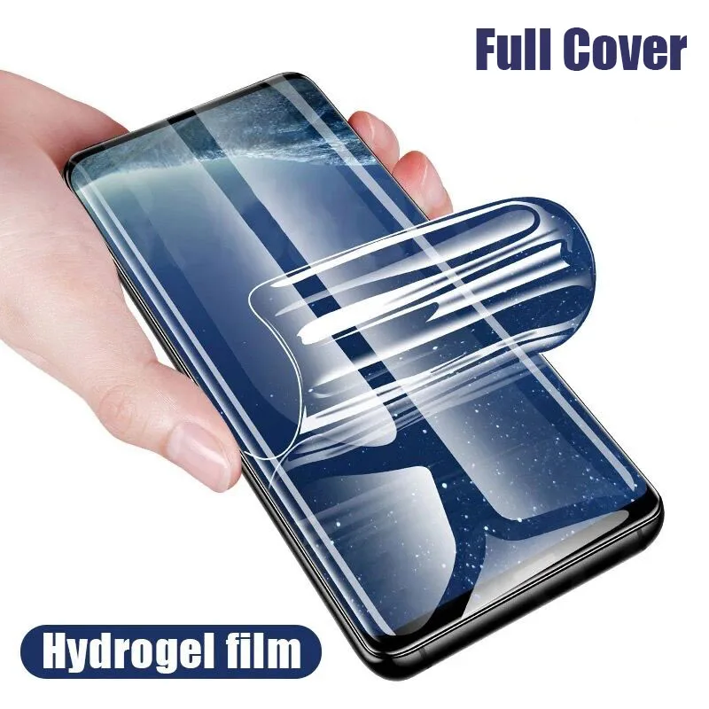 For Screen Protector Hydrogel Samsung Galaxy J6 2018/A9 2019/A01/A91/A81/A71/A51/M11 7D Full  Hydrogel Protective(not Glass )