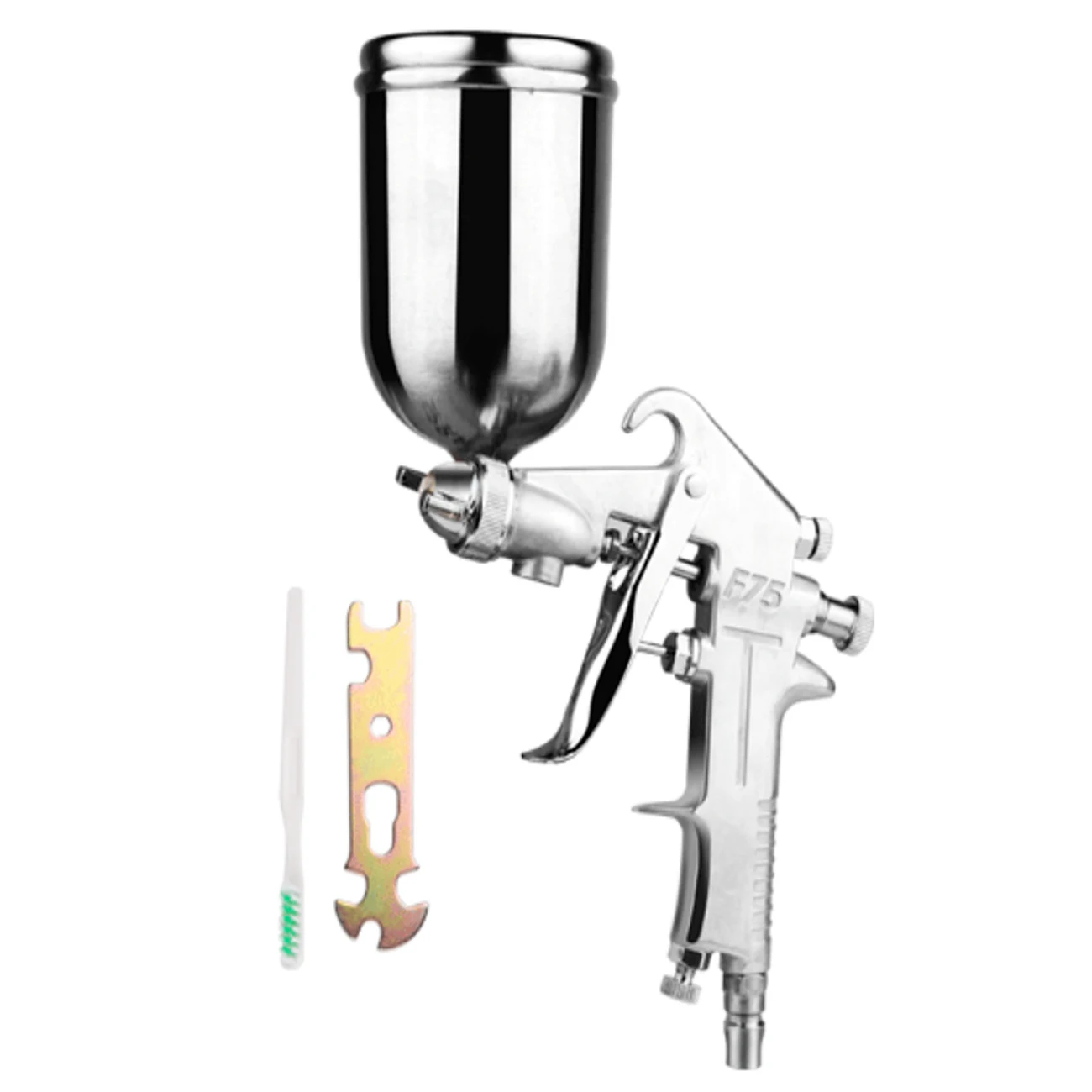 W71 spray gun, paint spray gun, high atomization furniture wood car paint pneumatic spray gun K3 repair spray gun