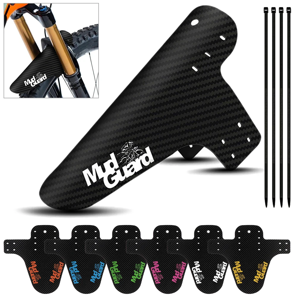 1 Set Mountain Bike Colorful Fenders Front Rear Mudguard Saver Mud Guard Wings Cycling Accessories Road Bicycle Protective Parts