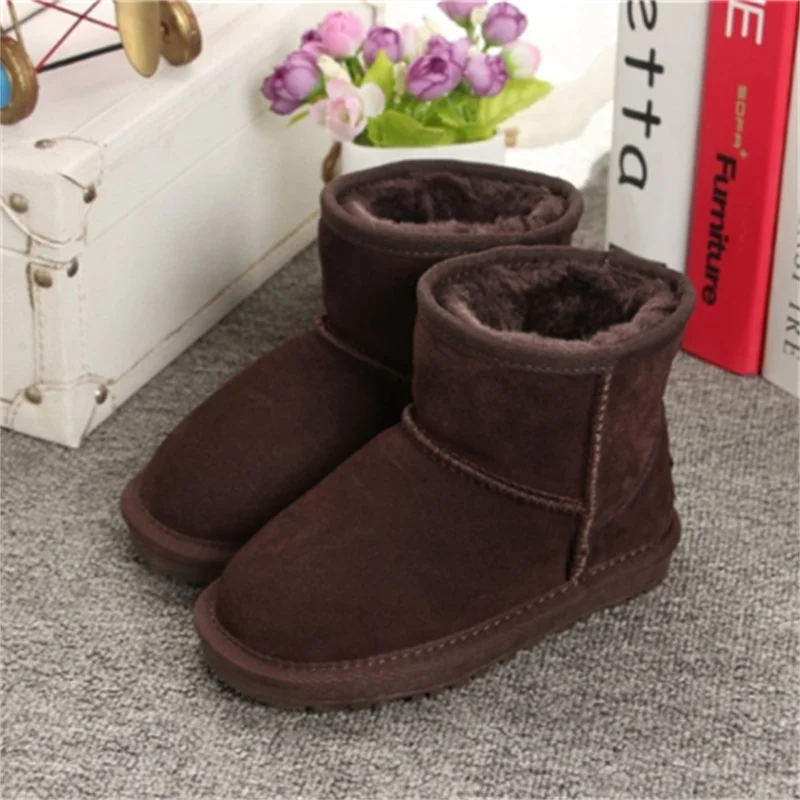 Bottes de Neige pour Enfant Martin Décontractées Blanches, Chaussures Tendance d'Enfants, de Filles, de Bébés, Souliers de Course, de Marque de Sport, Baskets Enfantine