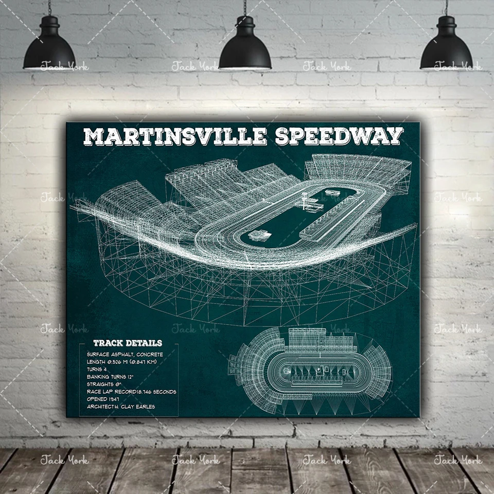 Australian Grand Prix Formula One Blueprint Race Track Print
