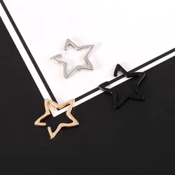 Gold Color Star Ear cuff without Piercing Clip earrings female Boho Vintage Fake Cartilage Earring For Women Men Earclip Jewelry