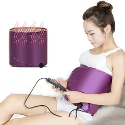 Electric Body Vibrating Shake Slimming Belt Belly Muscle Waist Trainer Massager Times Weight Loss Heating Fat Burning EU US Plug