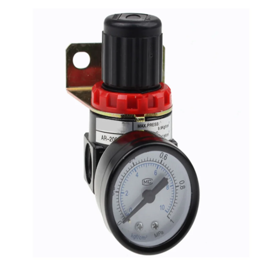 

AR-2000 G1/4'' Пневматический мини-регулятор давления воздуха, блоки для очистки воздуха