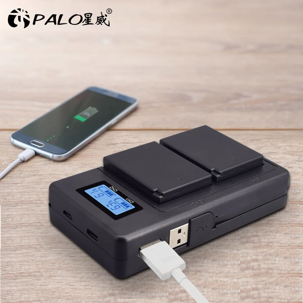 PALO LP-E10 LPE10 LP E10 Pin Máy Ảnh Dành Cho Canon EOS 1100D 1200D 1300D 2000D 4000D Nổi Dậy T3 T5 T6 KISS x50 X70 Pin L10