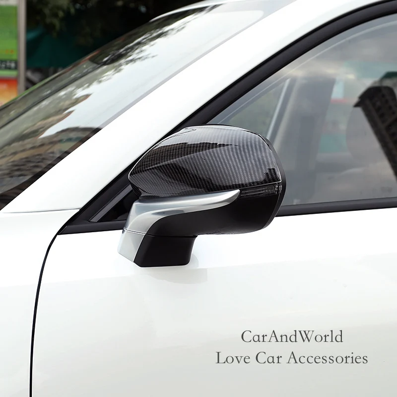 

For Changan cs35 plus 2018 2019-2025 Side Door Rear View Mirror Frame Cover Rearview Molding Trims Garnish ABS Car Accessories
