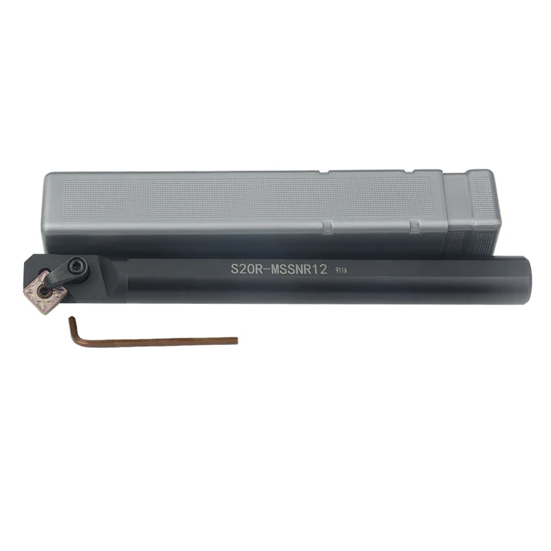 1pc S20R-MSSNR12 S25S-MSSNR12 Internal Turning Tool Holder SNMG Carbide Inserts Lathe Bar CNC Cutting Tools Set