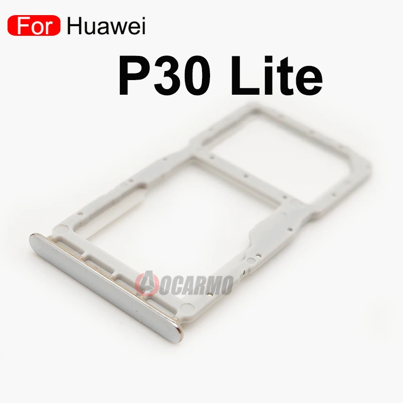 SIM Card Tray Holder Micro SD Slot Socket Adapter For Huawei P30 Lite Replacement Parts